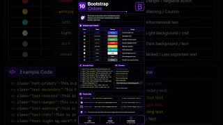 Bootstrap Colors Explained 🎨 #shorts #bootstrap #bootstrap5 #colors #frontend
