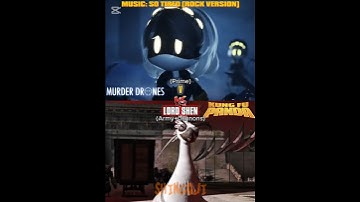 Collab with @Dragon-warrior2112 | V vs Lord Shen | #kungfupanda #murderdrones #1v1 #edit