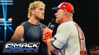 Full Segment John Cena Lays Into Logan Paul With A Verbal Attack Smackdown, Aug. 29, 2025