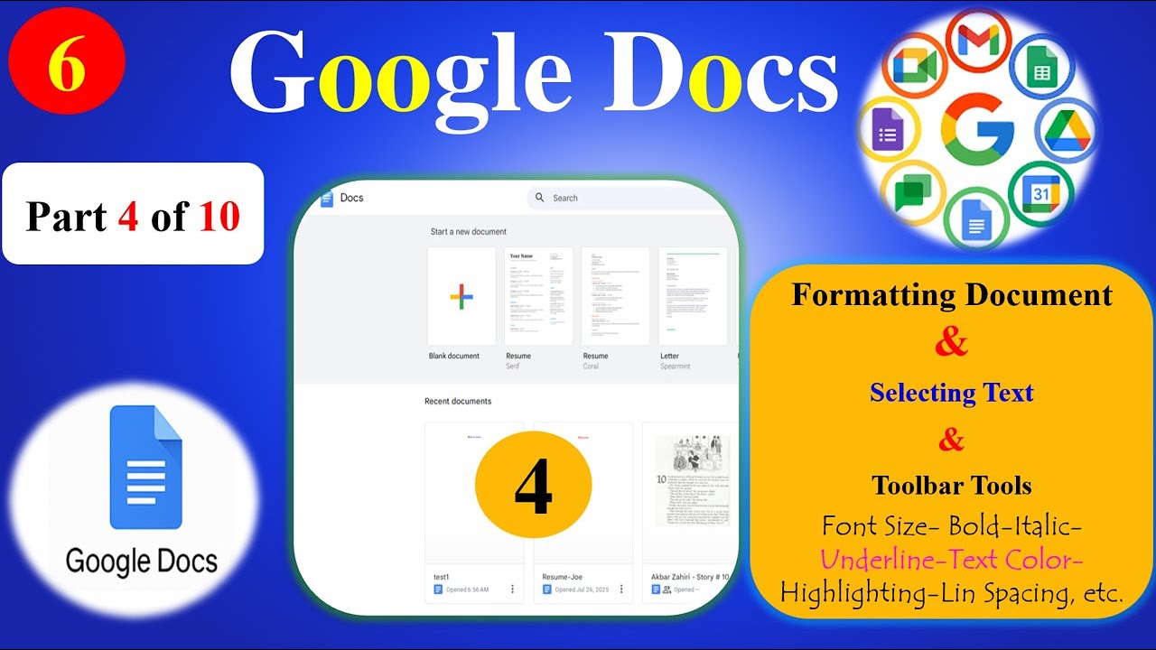 4-10-Google Docs Tutorial for Beginners | Create, Edit, and Sharing ...