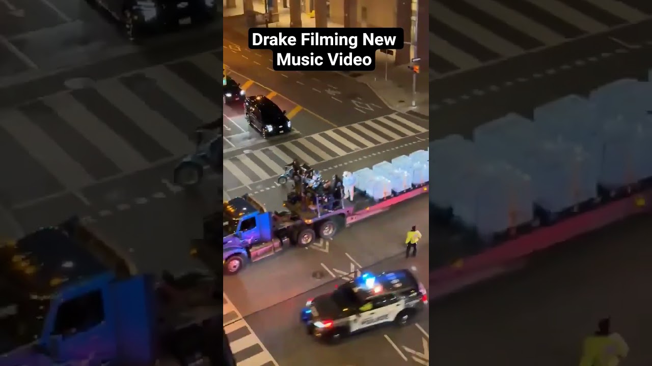 Drake recording new music video in Toronto #drake #rap #video #music