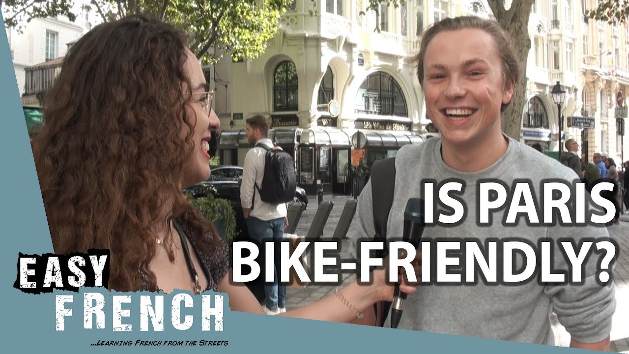 Do Parisians use bikes? | Easy French 88 french language in usa