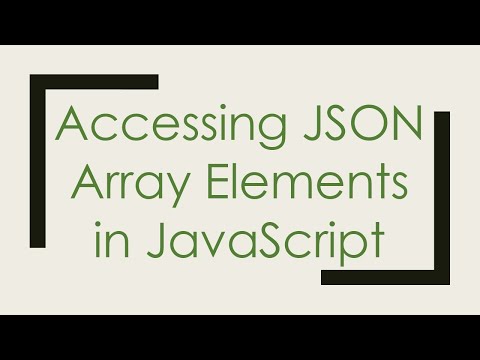Accessing JSON Array