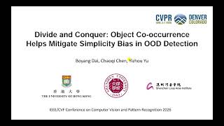 [CVPR 2026] Divide and Conquer: Object Co-occurrence Helps Mitigate Simplicity Bias in OOD Detection
