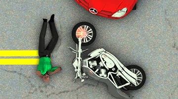 Virtual CRASH | Motorcycle Tbone Crash Simulation