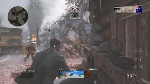 OMG AMAZING KNIFE CROSS MAP - cod ww2