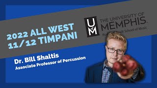 2022 WTSBOA All West 11/12 Timpani