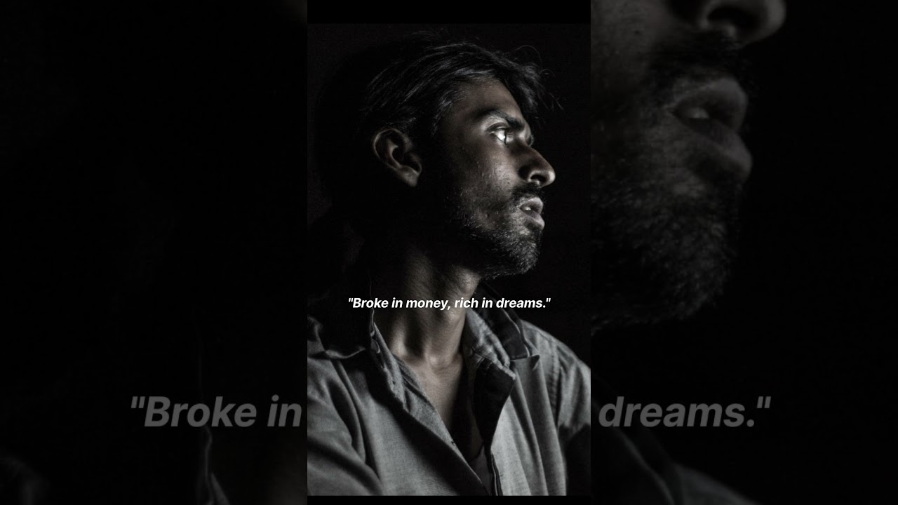 "Broke in money, rich in dreams ✨💙