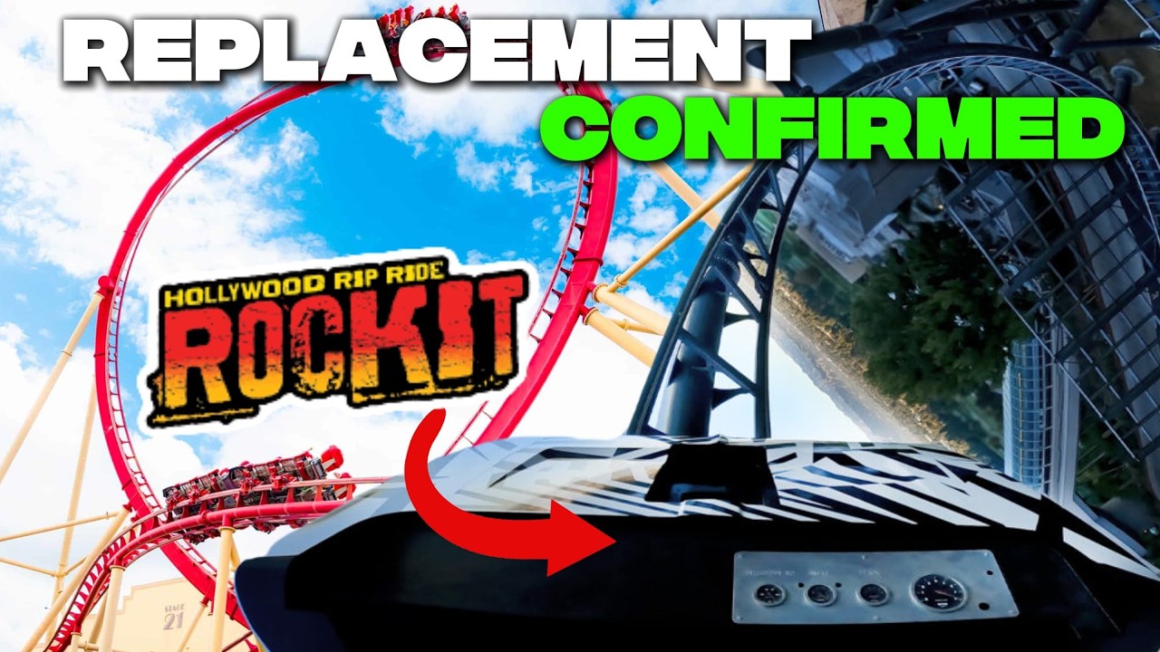 Подтверждено, что аттракцион Hollywood Rip Ride Rocket заменит существующий...