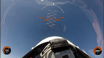 Barrel Roll and Aileron Roll with Data Overlays