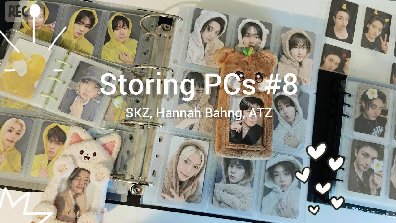 Storing Photocards #8 | Stray Kids, Hannah Bahng, Ateez