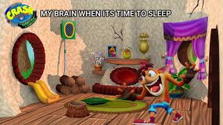 My brain when its time to sleep