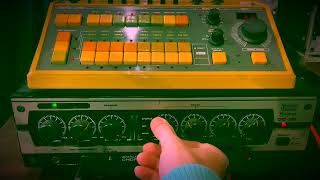 Roland DC-30 Chorus Echo × CR-8000 - YouTube
