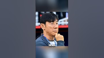 Shin Tae-yong sakit pada laga Indonesia vs Irak Shin #timnasindonesia  #kualifikasipialadunia2026
