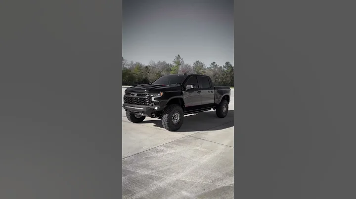 SOUND ON 🔉 Wide-Body Supercharged Silverado ZR2 JACKAL #paxpower #jackal #chevy #silverado #widebody