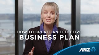 Creating an effective business plan