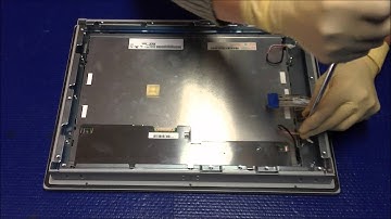 How to Install LED Backlight, Versaview_1500P_Part1