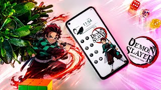 Best DEMON SLAYER Xiaomi Theme Setup! 👺 (No KWGT) | MIUI/HyperOS 2026 screenshot 5