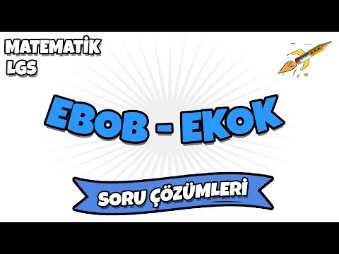 Ebob - Ekok LGS Soru Çözümleri | 2022 #hedefekoş