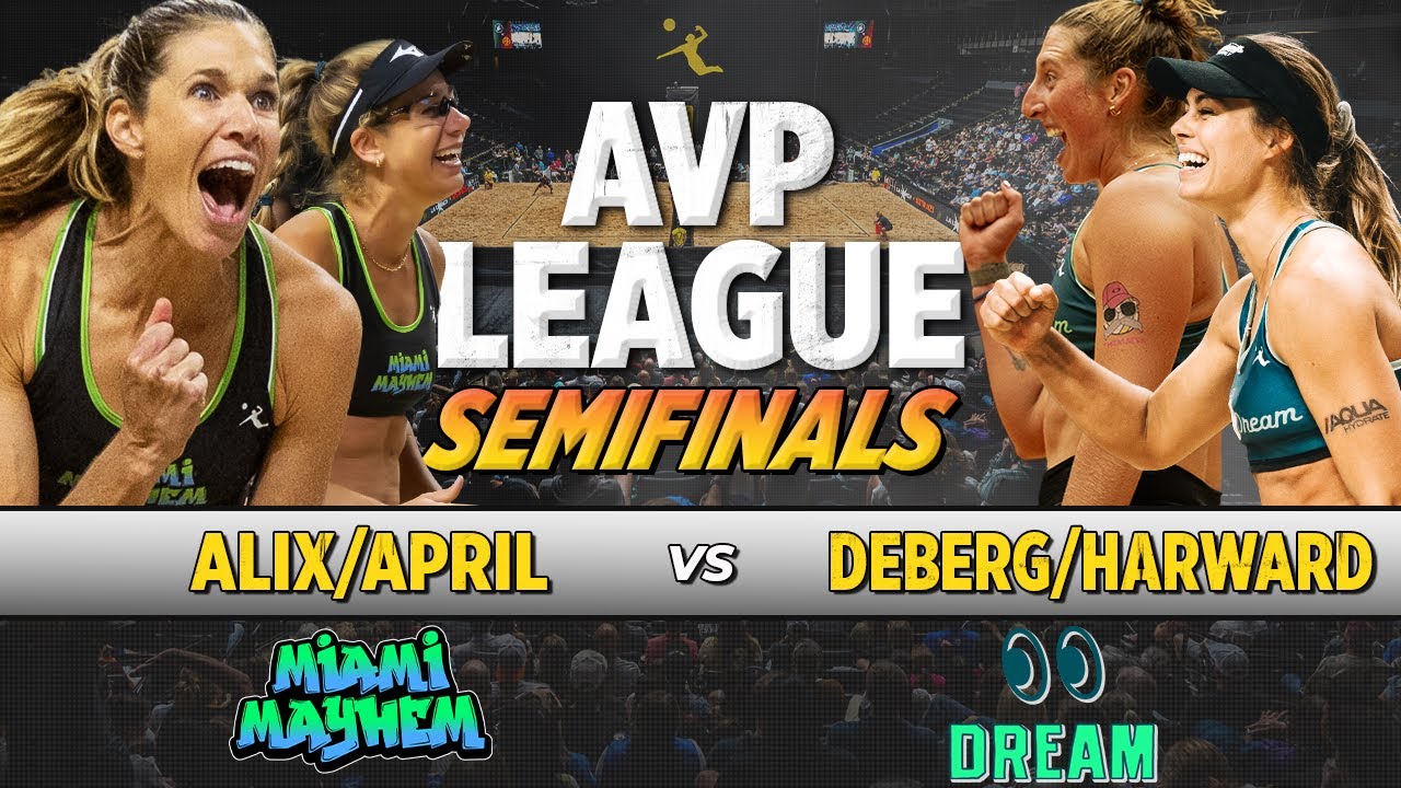 AVP League Semifinals: Klineman/Ross vs Deberg/Harward | Dallas Dream ...