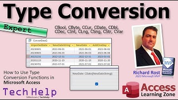 Type Conversion Functions in Microsoft Access: CCur, CDate, CDbl, CDec, CInt, CLng, CStr, and More.