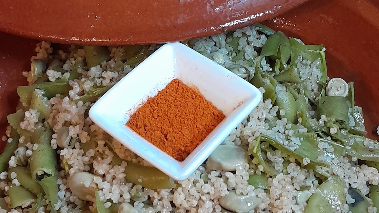 Saubohnen nach Marokkanischer Art بلبولة الشعيربالفول الأخضر 