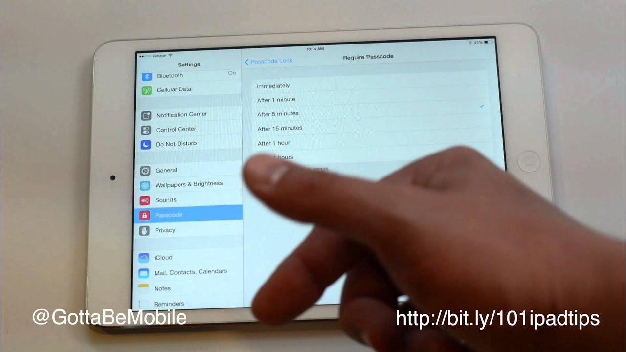 How To Set Passcode On School Ipad