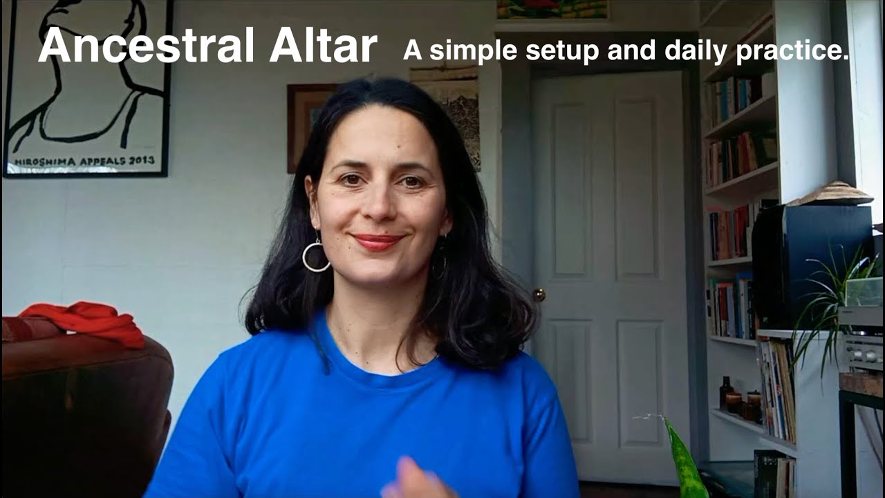 Ancestor altar : a simple setup and daily pratice.