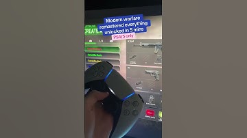 modern warfare remastered unlock all in 5 minutes + level 1000 #cod4 #callofduty