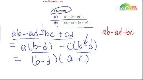 Factorization CE AL DSE 數學 Math 因式分解