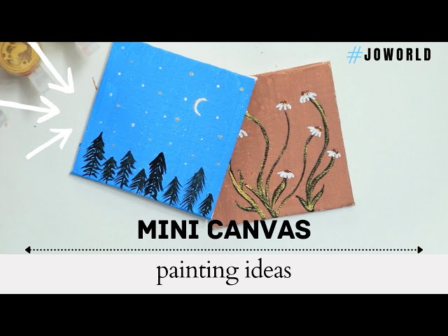Live class on,Mini Canvas Paintings · GetSetUp
