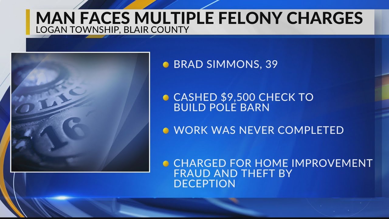 Man faces multiple felony charges - YouTube