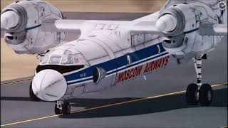 Air Africa Antonov An-26 Crash In 1996 - Crash Animation