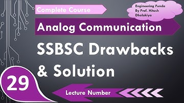 Drawbacks and Solution of SSB-SC Single Sideband Suppressed Carrier in Analog Communication