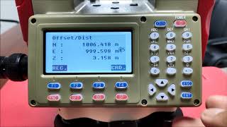 Offset Measurement of KTS-442R6LC, Kolida Total Station