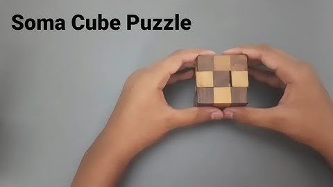 Soma Cube Puzzle | Wooden Cube Puzzle|7 pieces wooden cube puzzle | Brain Teaser