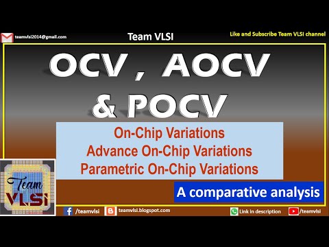 OCV, AOCV and POCV : a comparative study | difference among OCV, AOCV and POCV | Process Variations