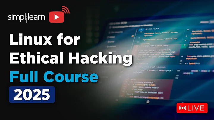 Linux For Ethical Hackers Full Course 2026  | Linux Ethical Hacking Course | Simplilearn