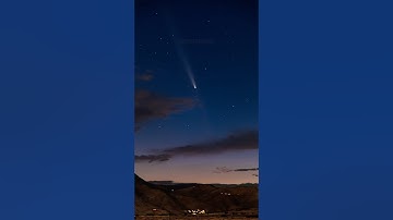 Timelapse of the C/2023 A3 (Tsuchinshan–ATLAS) comet in Denver! #comet #timelapse
