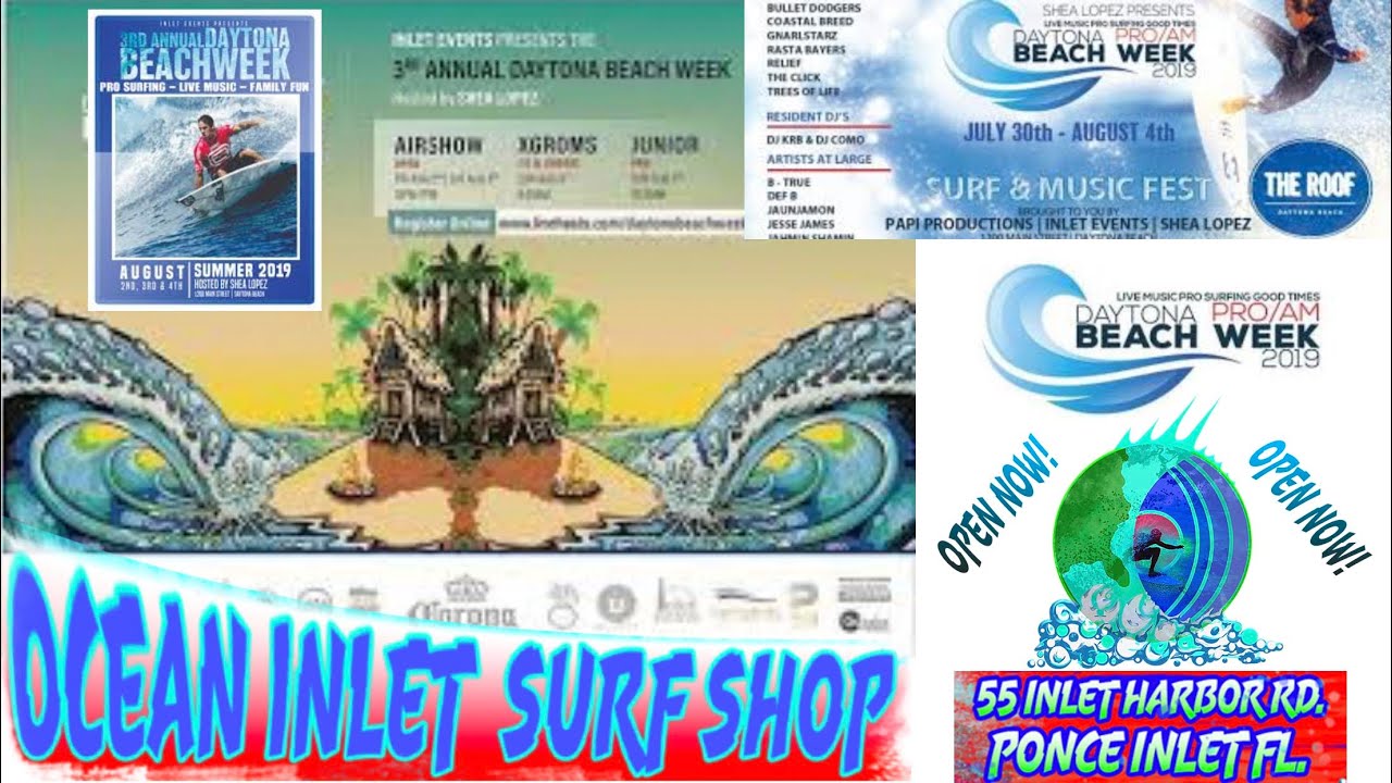 DAYTONA BEACH WEEK 2019 3RD ANNUAL PRO/AM SURF /MUSIC FEST MAIN STREET PIER