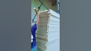 Foam filling process of WPC door! If you need wpc doors, pls contact me!#wpcdoor #wpc #door #dubai