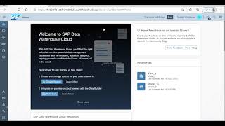 SAP Data Warehouse Cloud   01  General Overview