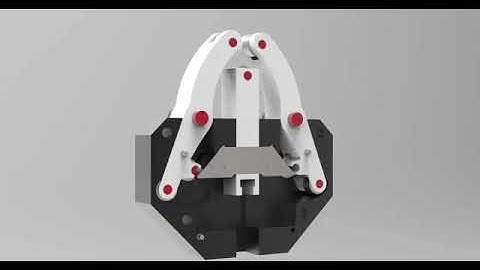 Double cam hydraulic steady rest