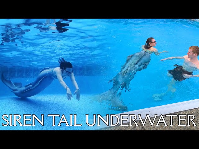 Siren Mermaid Tail Test Swim 