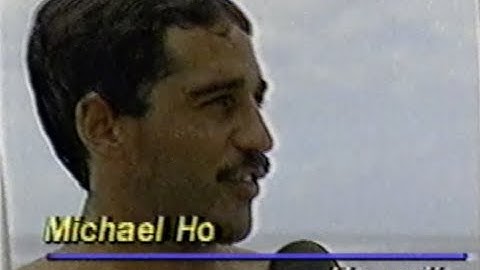 1985 Trim World Cup of Surfing: Alii Beach, Haleiwa, HI (Michael Ho)