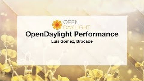 OpenDaylight Mini Summit: OpenDaylight Performance