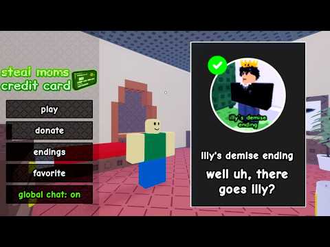 ILLYS DEMISE ENDING in STEAL MOMS CREDIT CARD *Roblox* *Walkthrough*