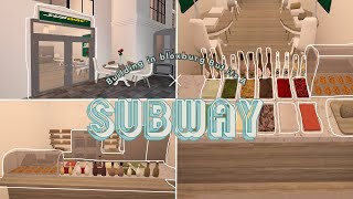 Building A Subway In Bloxburg