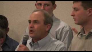 Bro. Alvie sings "Holy Power" at Annual Friends Singing 2008