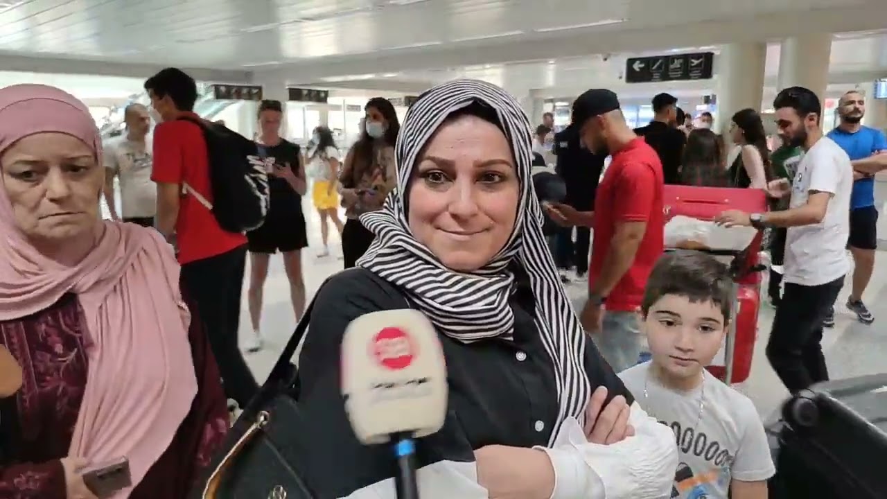 مع حلول عيد الأضحى المبارك ...زحمة وافدين في مطار رفيق الحريري الدولي